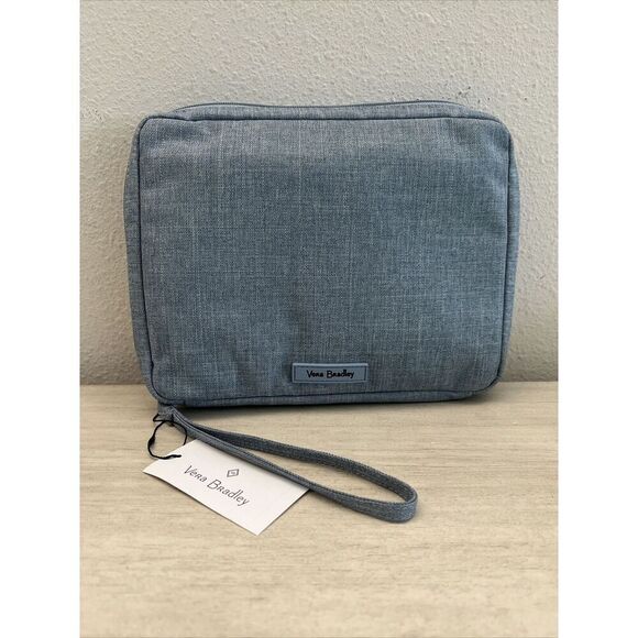 Vera Bradley Lighten Up Wipes Wipe Pouch Zen Gray Blue NWT - Picture 9 of 9